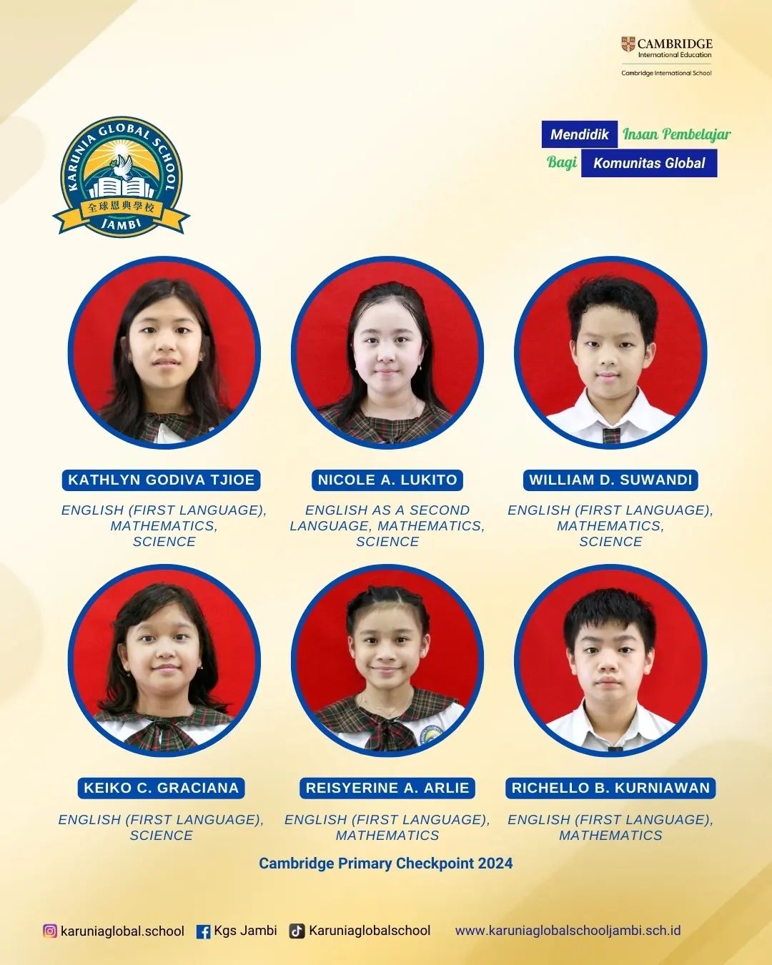 Kathlyn Godiva Tjioe, Nicole A. Lukito, William D. Suwandi, dkk
